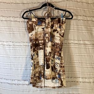 Lipstick Clothing Tie-back Halter Top